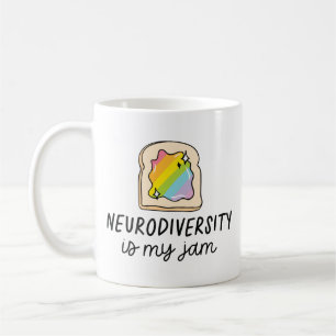 Taza De Café Tostada Arcoíris La Neurodiversidad Es Mi Pasión