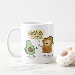 Taza De Café Tostada de aguacate dulce y divertida