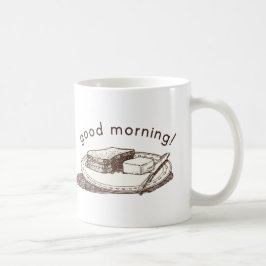 Taza De Café Tostada de la buena mañana