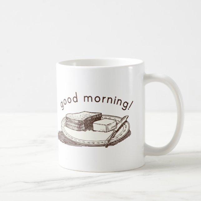 Taza De Café Tostada de la buena mañana (Derecha)