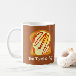 Taza De Café Tostadas De Aguacate Con Huevo Y Tomate