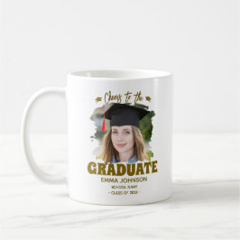 Taza De Café Tostado para la Graduación Foto Personalizada Nomb