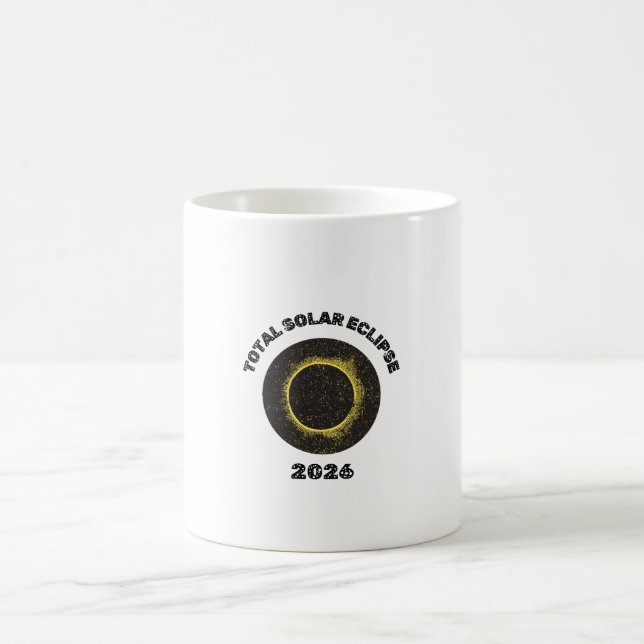 Taza de café Total Eclipse Solar 2026 Totalidad (Centro)