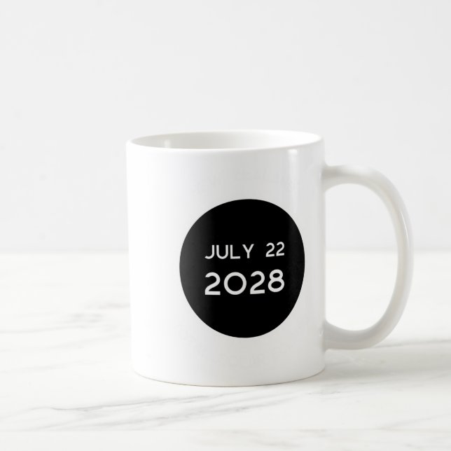 Taza De Café Total Solar Eclipse 2028 New Zealand _1  (Derecha)