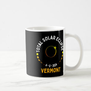 Taza De Café Totalidad 04 08 24 Eclipse solar total 2024 Vermon