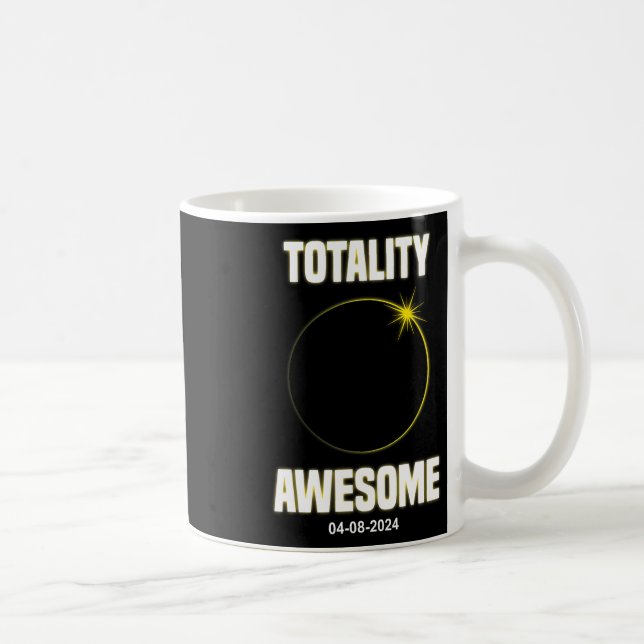 Taza De Café Totalidad De Camisas Eclipse Increíble Eclipse Sol (Derecha)