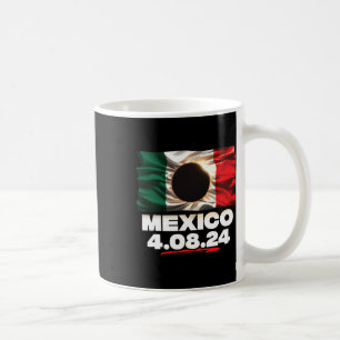 Taza De Café Totalidad de la bandera 4.08.24 Eclipse solar tota