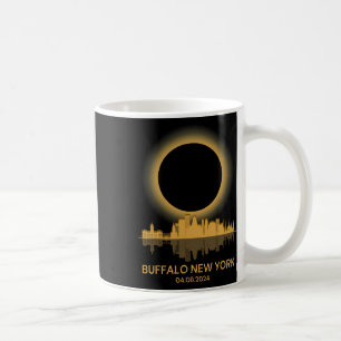 Taza De Café Totalidad de recuerdo de Solar Eclipse Buffalo Nue