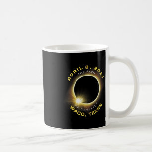 Taza De Café Totalidad del eclipse solar de Waco Texas 8 de abr