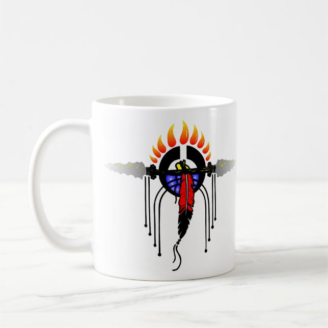 Taza De Café Tótem indio (Izquierda)
