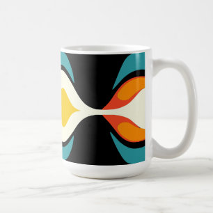 Taza De Café Tótem inspirado en mediados del siglo
