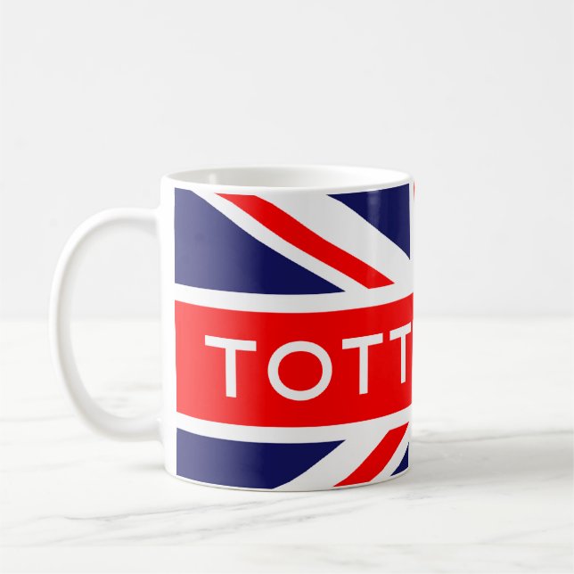 Taza De Café Tottenham : Bandera británica (Izquierda)