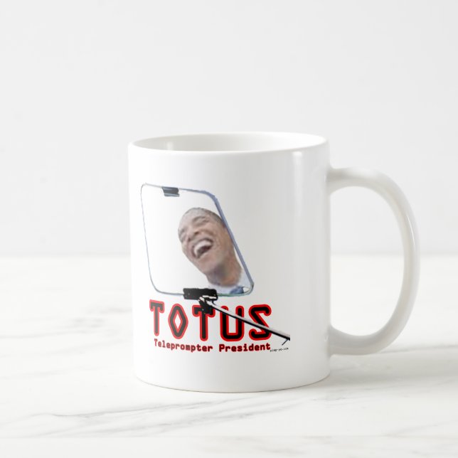 Taza De Café TOTUS - Obama - el presidente del tablero (Derecha)