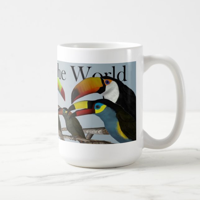 Taza De Café Toucans del mundo (Derecha)