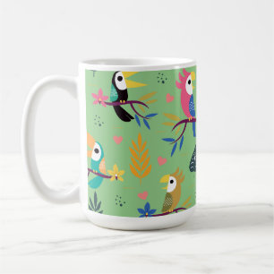 Taza De Café Toucans & Parrotts