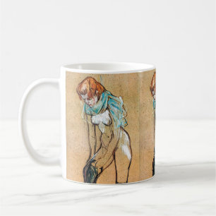 Taza De Café Toulouse-Lautrec - Mujer subiendo sus medias