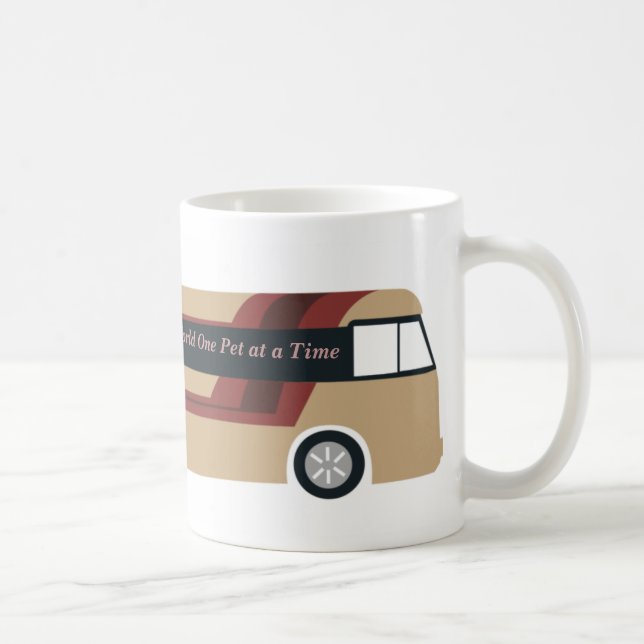 Taza De Café Tour Bus Mug - Personalizado (Derecha)