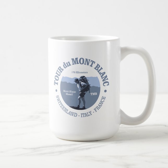 Taza De Café Tour del Mont Blanc (Derecha)