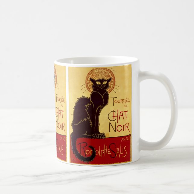 Taza De Café Tournée du Chat Noir, Théophile Steinlen (Derecha)
