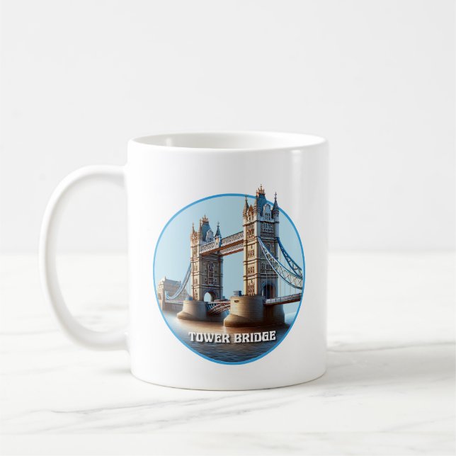 Taza De Café Tower Bridge London Inglaterra (Izquierda)
