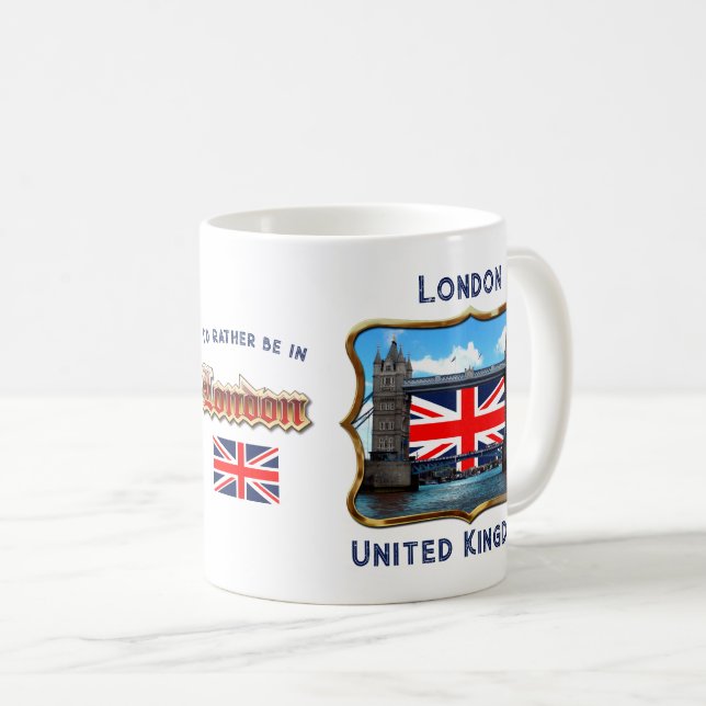 Taza De Café Tower Bridge - Londres, Reino Unido (Anverso derecho)