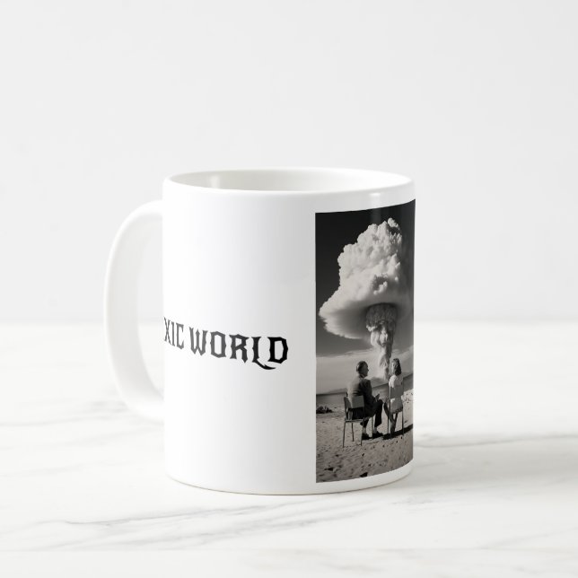 Taza De Café Toxic World Retro Apocalypse Vibe (Anverso izquierdo)