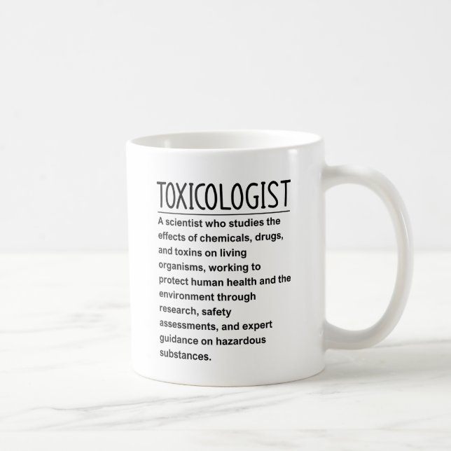 Taza De Café Toxicólogo (Derecha)