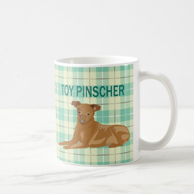 Taza De Café Toy Pinscher (Derecha)