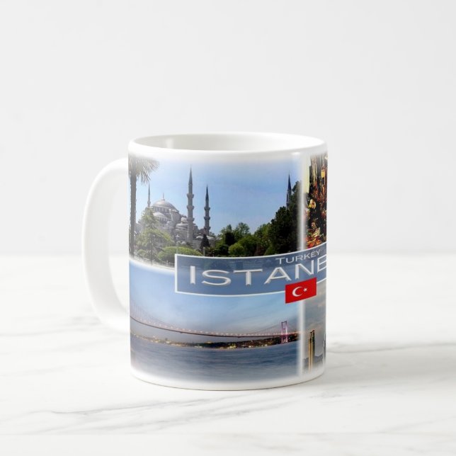 Taza De Café TR Turquía - Estambul - (Anverso izquierdo)