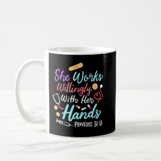 Taza De Café Trabaja Con Voluntad Con Sus Proverbios Manos 31 1