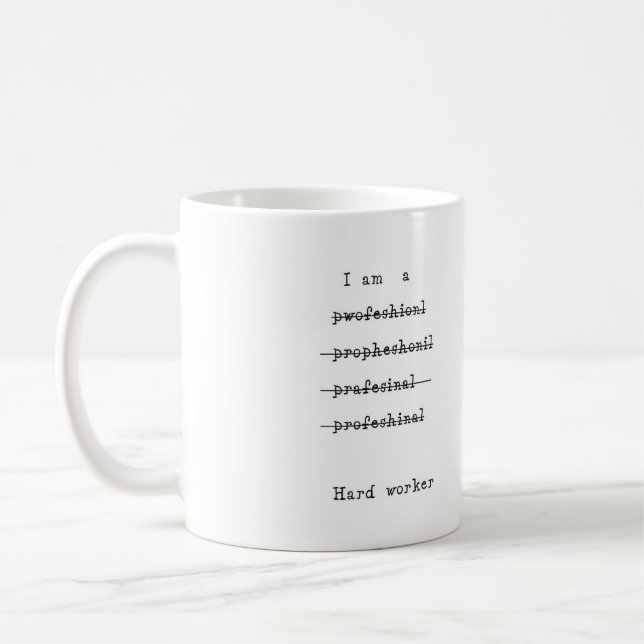 Taza De Café Trabajador (Izquierda)