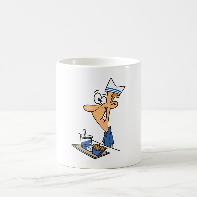 Taza De Café Trabajador de comida rápida (Subido por el creador)