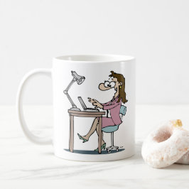 Taza De Café Trabajador de escritorio