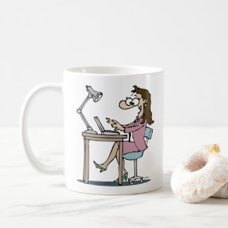 Taza De Café Trabajador de escritorio