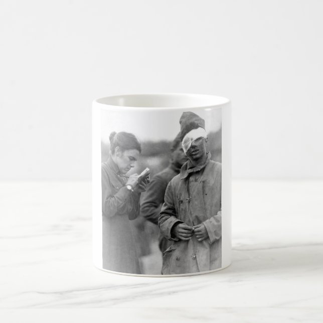 Taza De Café Trabajador del Ejército de Salvamento que escribe (Centro)