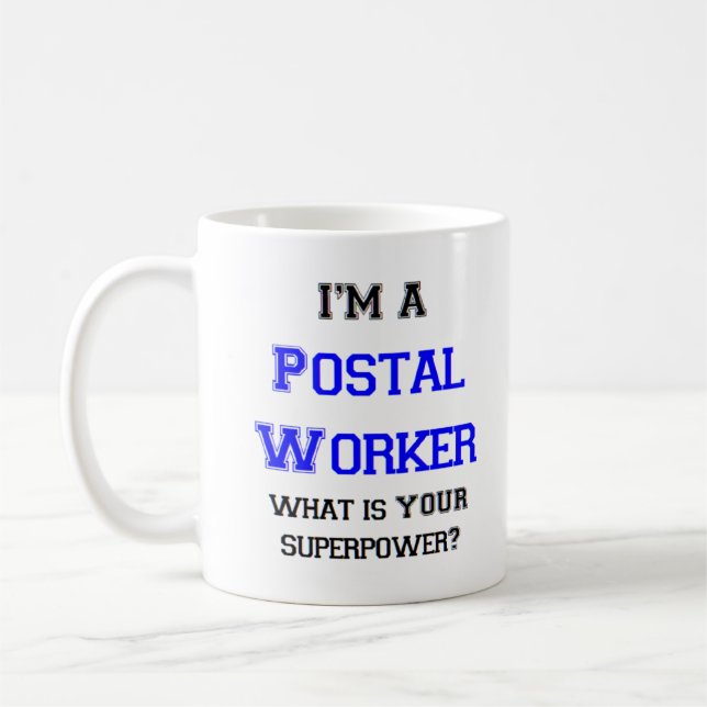 Taza De Café trabajador postal (Izquierda)