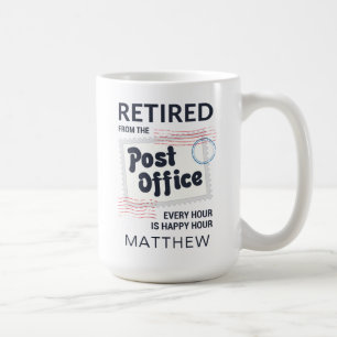 Taza De Café Trabajador Postal Jubilado Repartidor de Correo Pe