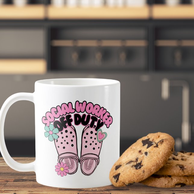 Taza De Café Trabajador social fuera de servicio (Subido por el creador)