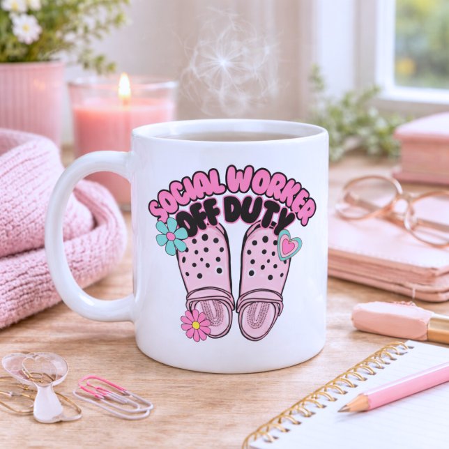 Taza De Café Trabajadora Social Boho Fuera de Servicio  (Subido por el creador)