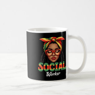 Taza De Café Trabajadora social Mujeres Chicas Historiadora Neg