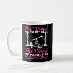 Taza De Café Trabajadores de la esposa del campo petrolero Riqu
