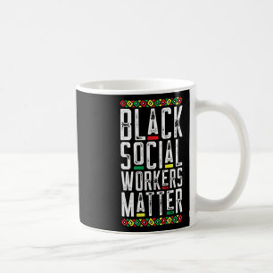 Taza De Café Trabajadores sociales negros problema afroamerican