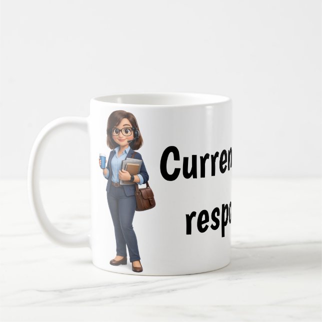 Taza De Café Trabajar desde casa (Izquierda)