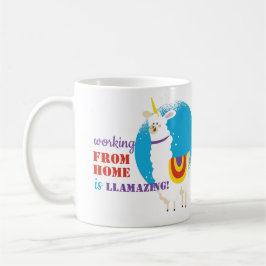 Taza De Café Trabajar desde casa es llamativo drama de Llama
