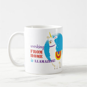 Taza De Café Trabajar desde casa es llamativo drama de Llama