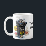 Taza De Café Trabajar desde casa - Mueve el ratón<br><div class="desc">Esto es humor de "Trabajar desde casa". Como alguien que trabaja desde casa,  encuentras maneras de trabajar "más inteligentemente" en lugar de "más duro".</div>