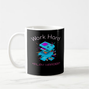 Taza De Café Trabajar duro y hacer una cita tan graciosa