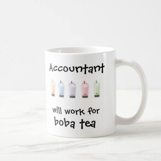 Taza De Café Trabajará para el té de Boba (Derecha)