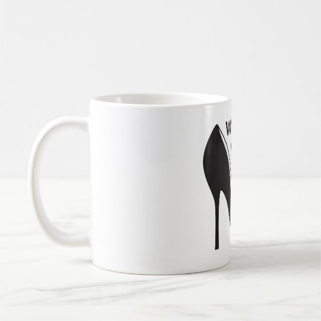 Taza De Café Trabajará para los zapatos (Izquierda)