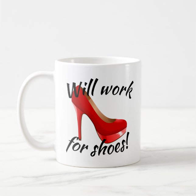 Taza De Café Trabajará para zapatos de tacones altos (Izquierda)